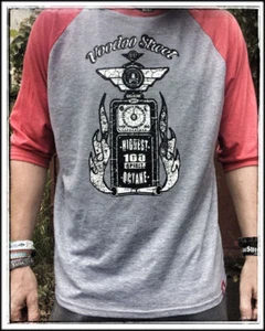 Hotrod T-Shirt, Gas Pumpe, Rockabilly, Unisex, Cool - Bild 1 von 2