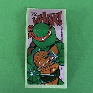 TMNT 1989 Mirage Studios USA Vintage Ninja Turtles Bubble Gum sticker - Picture 1 of 4