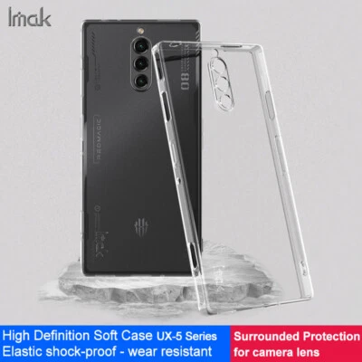 IMAK For ZTE nubia Red Magic 8 Pro+ Slim Soft Clear Transparent Case Cover - Image 1 of 4