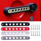 5pcs Alloy Door Handle Grab Moulding Bar Trim Insert for Jeep Wrangler JK 4 Door