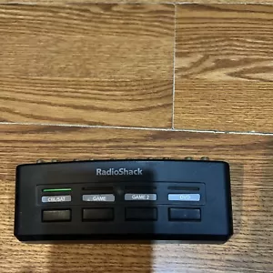 Radio Shack 4 In/1 Out Composite A/V Selector Switch Box 15-313 Converts S-Video - Picture 1 of 3