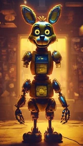 FNAF Toy Foxy Animatronic Robot Scary Poster 11 Mil High Gloss Photo Print - Picture 1 of 4