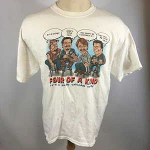 Vintage Jeff Foxworthy Ron White Larry the Cable Guy Comedy Tour T Shirt 90s XL - Picture 1 of 6