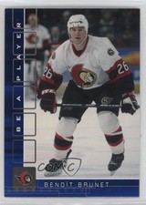 2001-02 ITG Be A Player Memorabilia Sapphire /100 Benoit Brunet #456