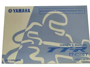 Yamaha TT-R50EY 2008 manual del propietario LIT-11626-22-30 TT-R TT-R50 - Imagen 1 de 6