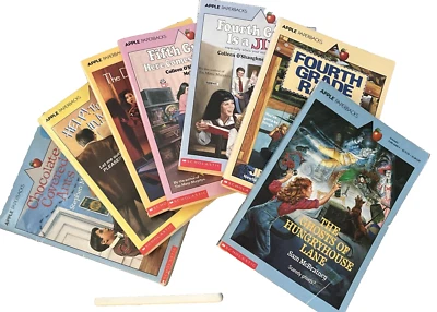 Apple Paperbacks Lot of 7 PB 1980s 1990s Vintage Includes Ghost 4th 5th Grades - Imagem 1 de 4