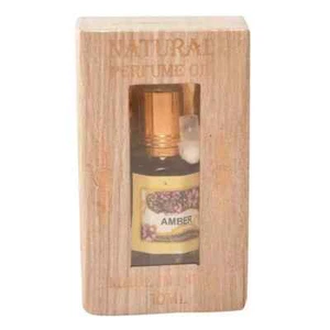 Amber Fragrance Natural Perfume Oil Long lasting India Unisex Body Spray 10 ML - Picture 1 of 4