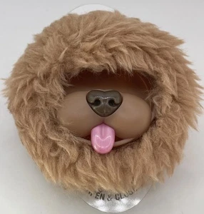 Bath & Body works shaggy dog car visor clip Scentportable brown new - Picture 1 of 2