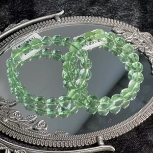 Joyería Pulsera Fluorita Verde Natural Pulsera Pequeña Joyería Fresca - Imagen 1 de 5