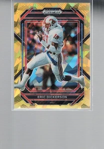2023 Panini Prizm Draft Picks - Eric Dickerson #39 Gold Ice Prizm - Picture 1 of 2