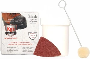 Kg's Protezione Stivali Spazzola Protezione Punta - Liquido per Resistenti, Nero - Foto 1 di 7