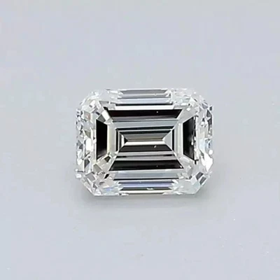 Натуральный белый бриллиант 3 карата изумруд огранки 7x10 мм VVS1 D сертифицированный цвет камень K04 - Изображение 1 из 4