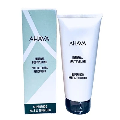 AHAVA Renewal Body Peeling Superfood Kale Turmeric Dead Sea Minerals Sealed - Image 1 of 2
