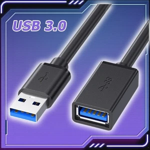 USB A Buchse auf A Kupplung 3.0 2.0 Kabelverlängerung Hi Speed 50CM - Picture 1 of 9