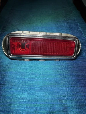 1970 DODGE CORONET SUPERBEE LH REAR Drivers SIDE MARKER LIGHT New Lense Installd - Image 1 of 4