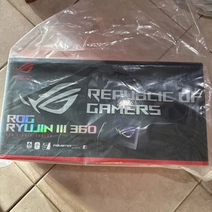 ASUS ROG Ryujin III 360 AIO liquid CPU cooler with 360mm radiator Asetek 8th NEW - Photo 1/2