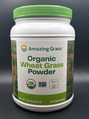 Increíble polvo de hierba de trigo: 100 % hoja entera para desintoxicación energética caducidad 04/2026 Foto 1 de 4