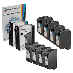 Tinta de repuesto LD Reman HP 4 Reman HP 45/51645A y 4 Reman HP 78/C6578DN - Imagen 1 de 9