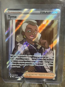 Juego de cartas coleccionables Pokémon - Entrenador - Tyme #143/131 Prismatic Evolutions - Holograma artístico completo - Casi nuevo - Imagen 1 de 1