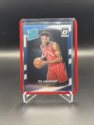 OG ANUNOBY 2017-18 PANINI DONRUSS OPTIC #178 Base RATED ROOKIE RC Knicks O.G. - Image 1 of 2
