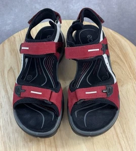 Ecco Sport Yucatan Womens Sandals Sz 8 - 8.5 EU 39 Andorra Petal Trim Adjustable - Picture 1 of 8
