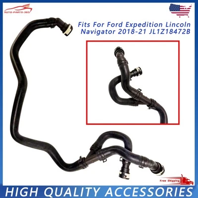 FOR Ford Expedition Lincoln Navigator JL1Z18472B UPGRADED Heater Water Hose NEW - Image 1 of 4
