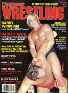 BARRY WINDHAM Championship Wrestling April 1984 Issue 1 Magazine ANDRE THE GIANT - Picture 1 of 2