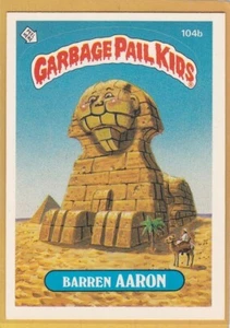 1986 Topps Garbage Pail Kids Barren Aaron #104B NM/NMMT *A632 - Bild 1 von 1