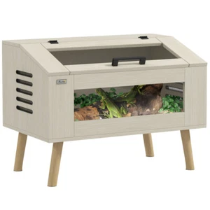 31.5" Reptile Terrarium Reptile Tank with Glass Windows Air for Snakes Lizards - Picture 1 of 10