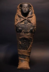Rare piece - egyptian Ushabti for goddess of love, goddess Isis, made from stone - Picture 1 of 9