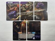 Transformers TCG Wave 2 Combiner Menasor Menacing Colossus 5 Card Set