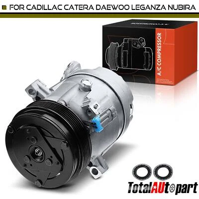 Nuevo compresor de aire acondicionado con embrague para Cadillac Catera Daewoo Leganza Nubira 1999-2002 Foto 1 de 4
