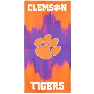 Clemson Tigers Beach Towel, 30" x 60" - Picture 1 of 2