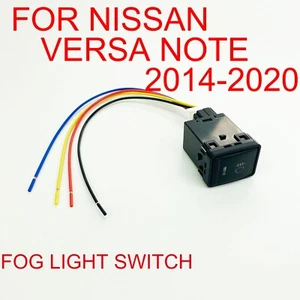 Fit 2017 2018 Nissan Versa Note Hatchback Fog Light On/Off Push Switch Button - Picture 1 of 6