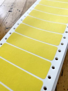 1000 Continuous Form Computer Labels Pin-Fed Dot Matrix Printer 3-1/4" x 15/16" - Picture 1 of 5