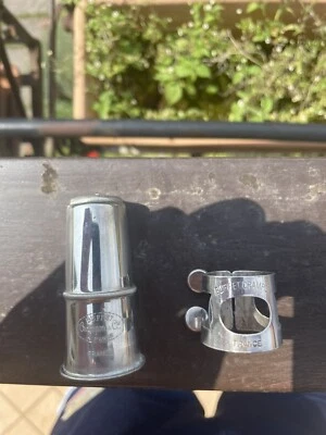 BUFFET CRAMPON CAP + LIGATURE CLARINET OR ALTO SAXOPHONE MOUTHPIECE/BOCCHINO SAX - Immagine 1 di 4