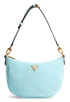 GUESS Eco Gemma Hobo Umhängetasche Tasche Aqua hellblau - Bild 1 von 3