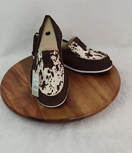 Ariat Cruiser Slipper Chocolate Chip Suede Spotted Hair On Lightweight - Bild 1 von 7