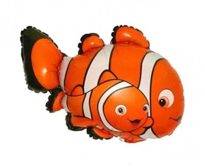 Clownfish Foil Balloon Sea Fish Large 34" / 86cm Party Helium Air Flexmetal