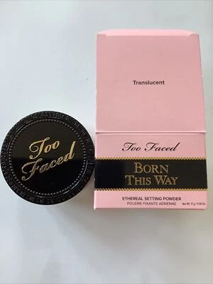 TOO FACED  Born This Way Ethereal Setting Powder TRANSLUCENT Full Size NIB - Image 1 of 3