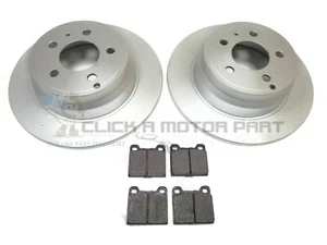 VOLVO S70 V70 1996-2000 REAR 2 BRAKE DISCS AND PADS SET NEW - Picture 1 of 1