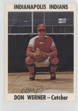 1976 Indianapolis Indians Team Issue Don Werner #17