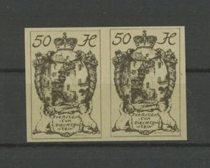 LIECHTENSTEIN 32 P U PROVA STAMPA NON DENTELLATA - COPPIA PROOF m5871 - Foto 1 di 1