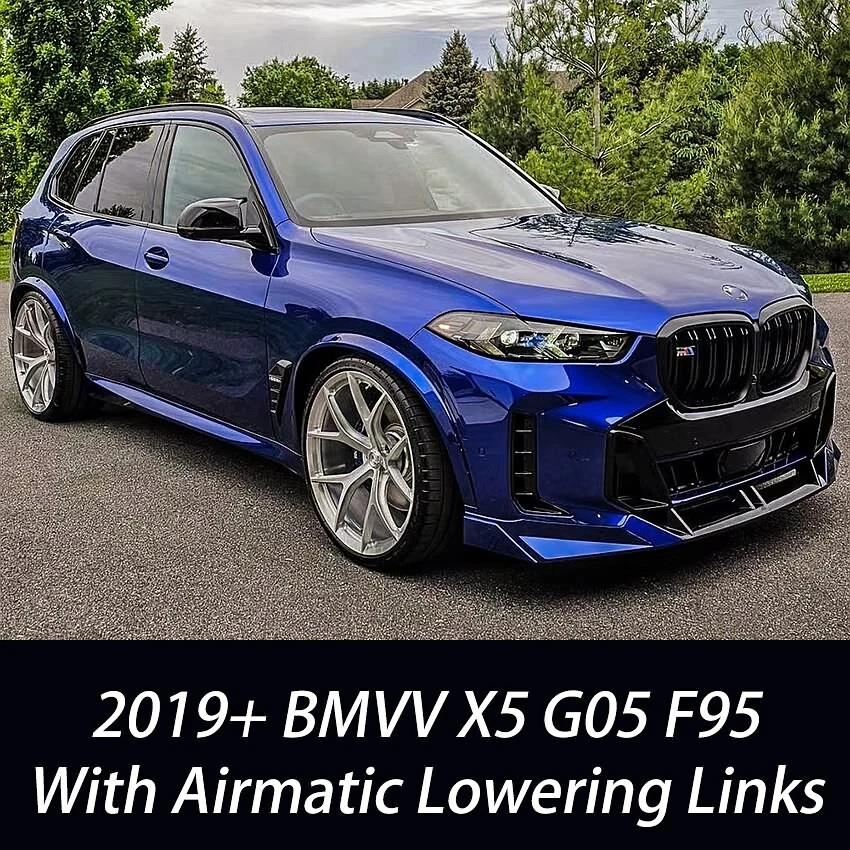 For 19+ BMW X5 G05 F95 Adjustable Air Ride Suspension Lowering Links Kit module - Image 1 of 4