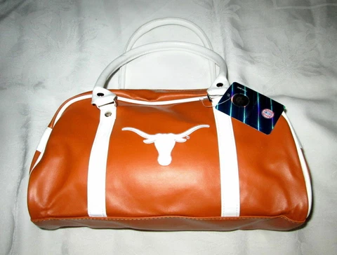 TEXAS LONGHORNS Embroidered Logo Fastlane Purse #04 - NEW Cover