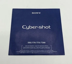 SONY Cyber-Shot CD DSC-T70/T75/T200 Ver.2.1.02 (3219478010) - Picture 1 of 5