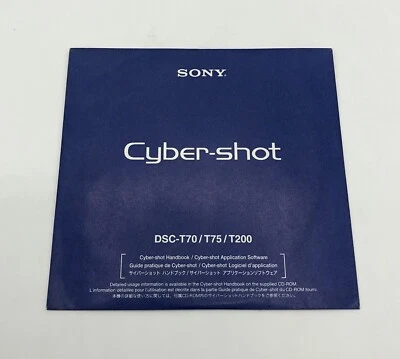 SONY Cyber-Shot CD DSC-T70/T75/T200 Ver.2.1.02 (3219478010) - Image 1 of 4