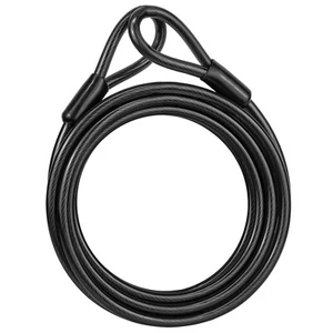 BLOQUEO DE CABLE DE BICICLETA Doble Bucle Extensor Bicicleta Bloqueo de Ciclo 1,2 - 4,5 Metros de Largo - Imagen 1 de 20