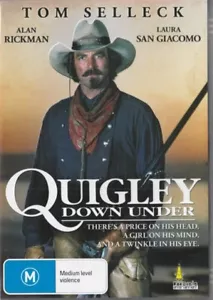 QUIGLEY DOWN UNDER - TOM SELLECK - REGION 4 NEW & SEALED DVD - FREE LOCAL POST - Foto 1 di 1