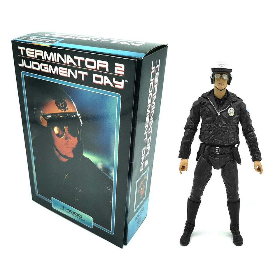 NECA Terminator 2 Judgement Day Ultimate Action Figure T-1000 Motorcycle Cop